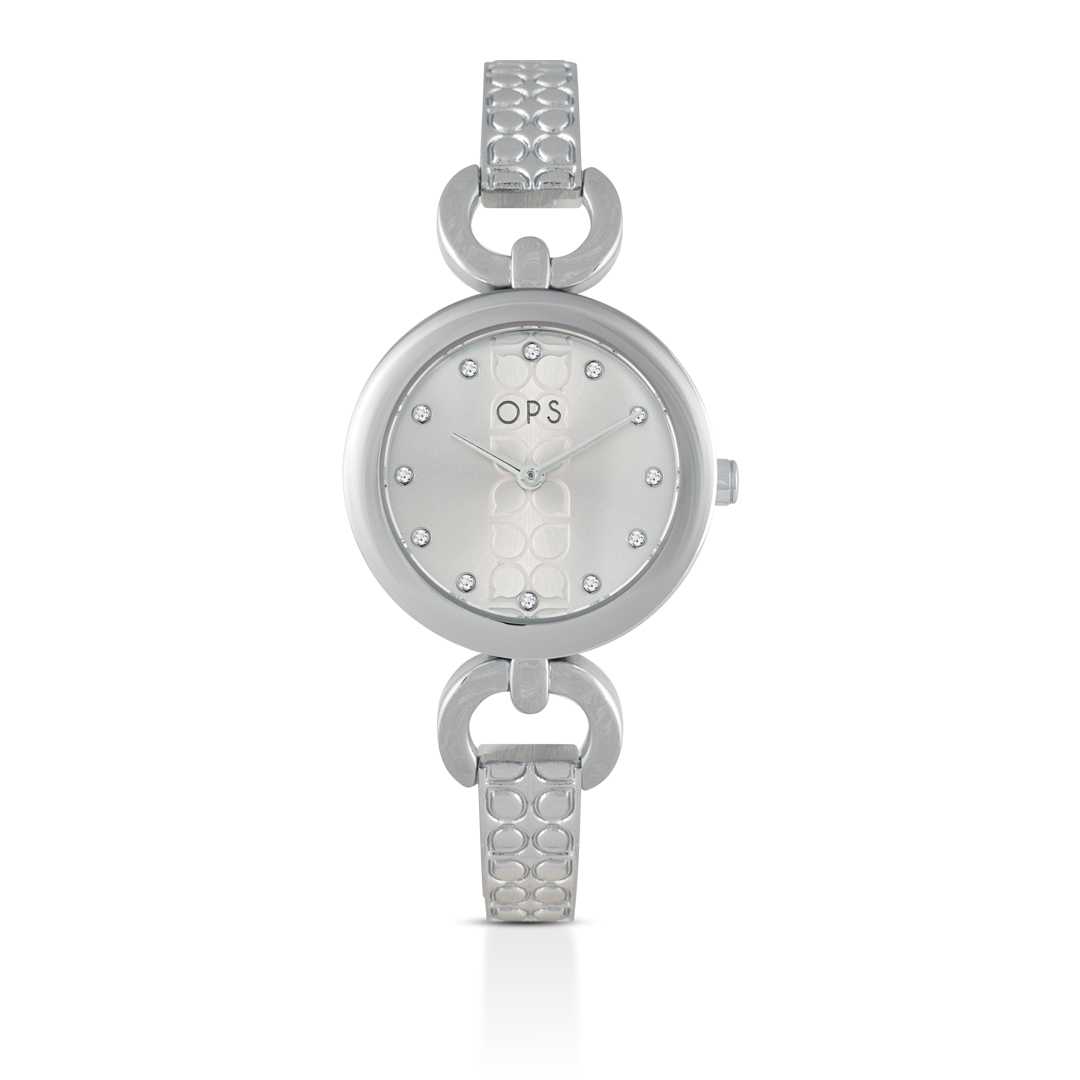 Opsobjects MONOGRAM TIME orologio in acciaio shopping online