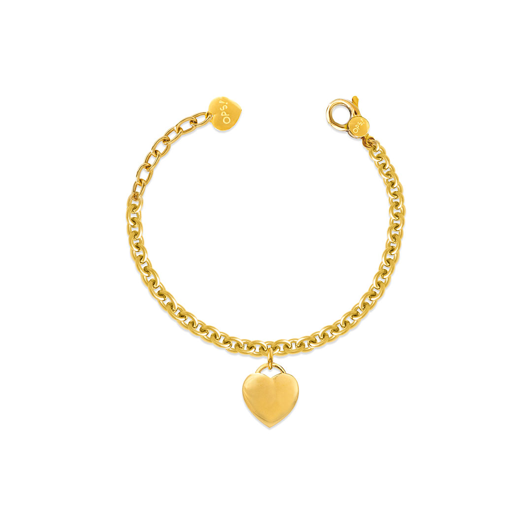 Opsobjects VICTORIA bracciale con cuore pieno shopping online