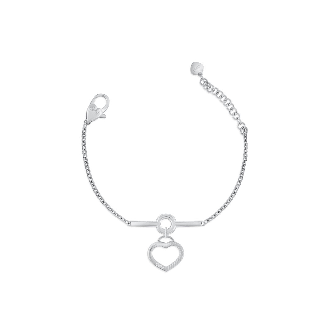 Opsobjects TWISTED bracciale cuore pendente shopping online