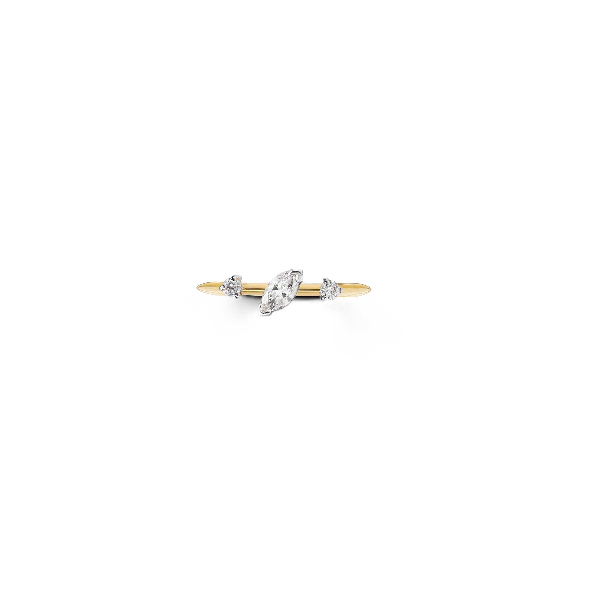 Paola Grande Gioielli BALANCE Anello 'Balance' oro giallo con marquise shopping online