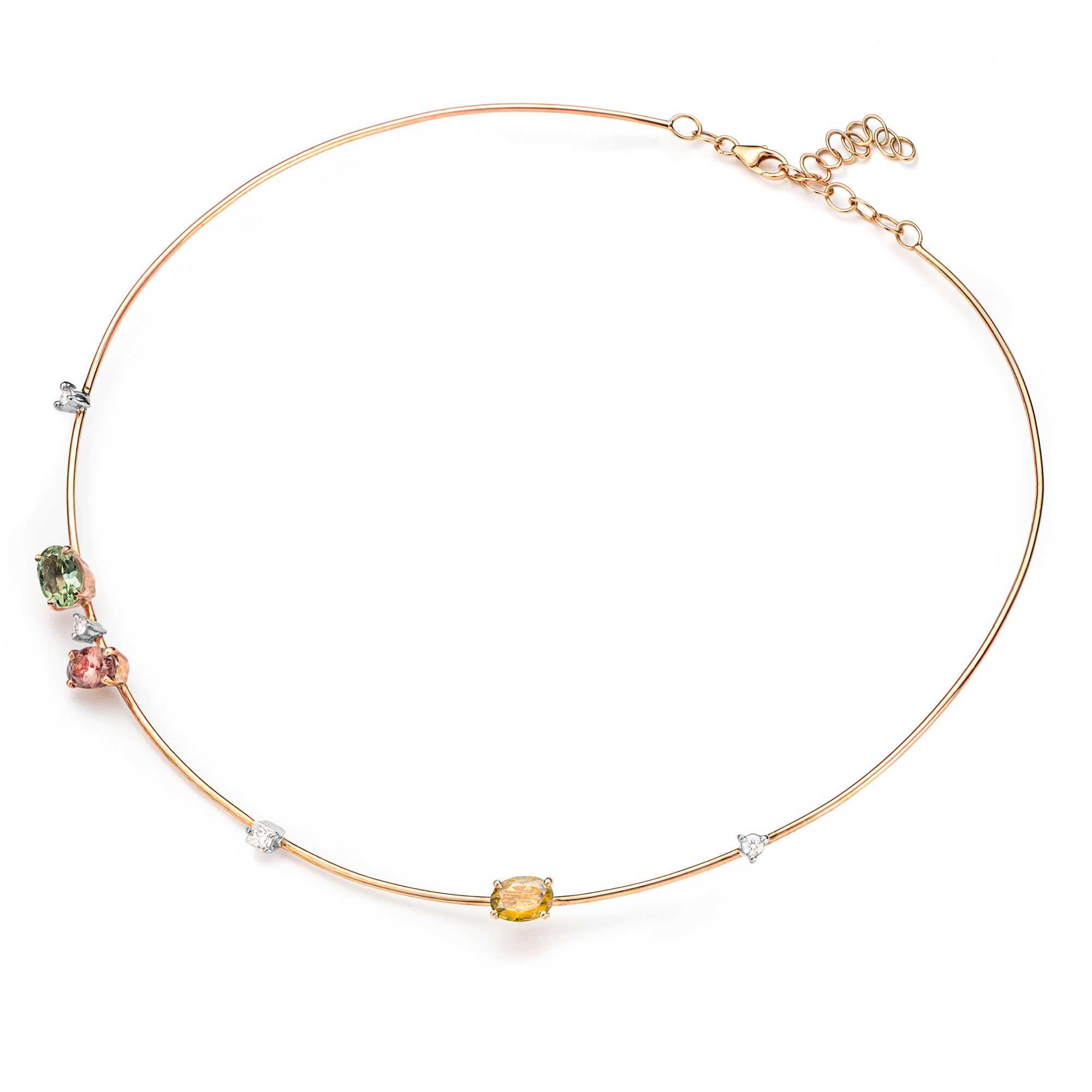 Paola Grande Gioielli BALANCE Collana 'Balance' con tormaline e diamanti shopping online