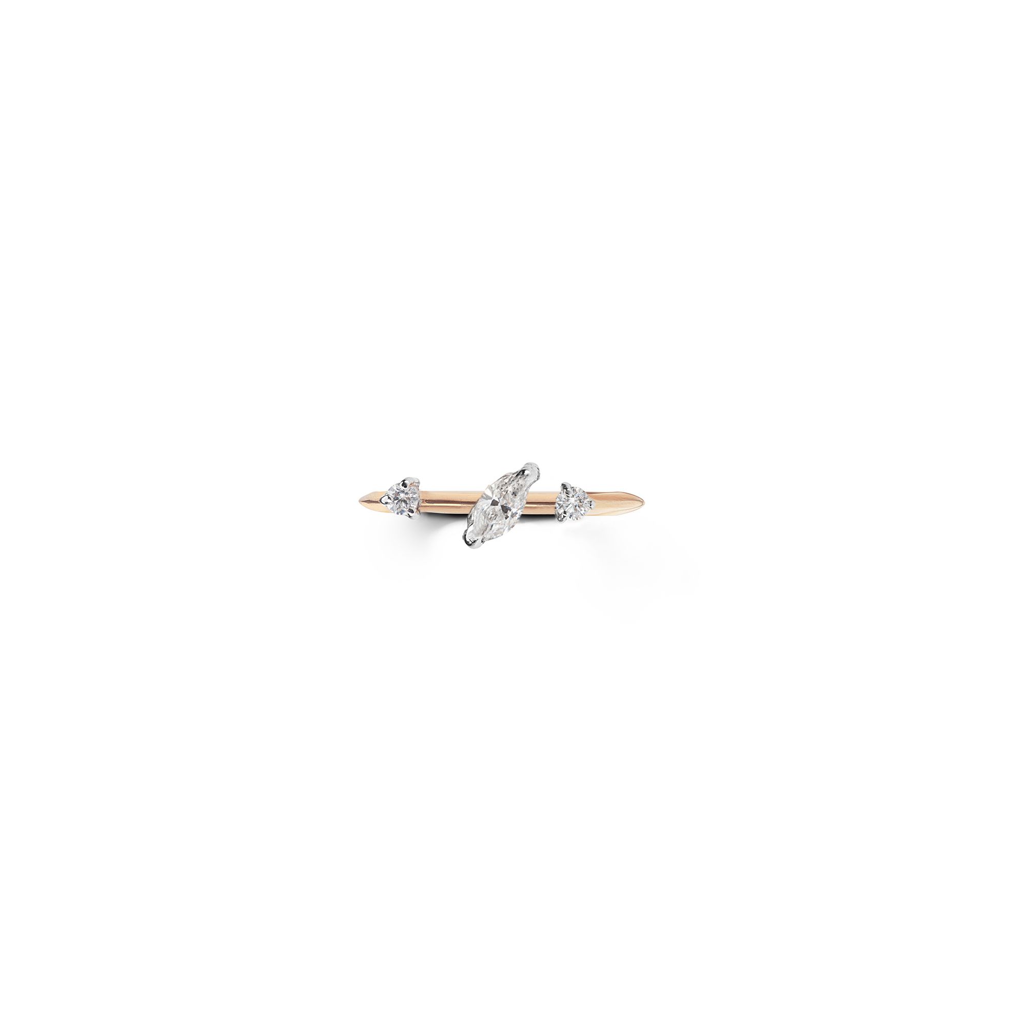 Paola Grande Gioielli BALANCE Anello 'Balance' oro rosa con marquise shopping online