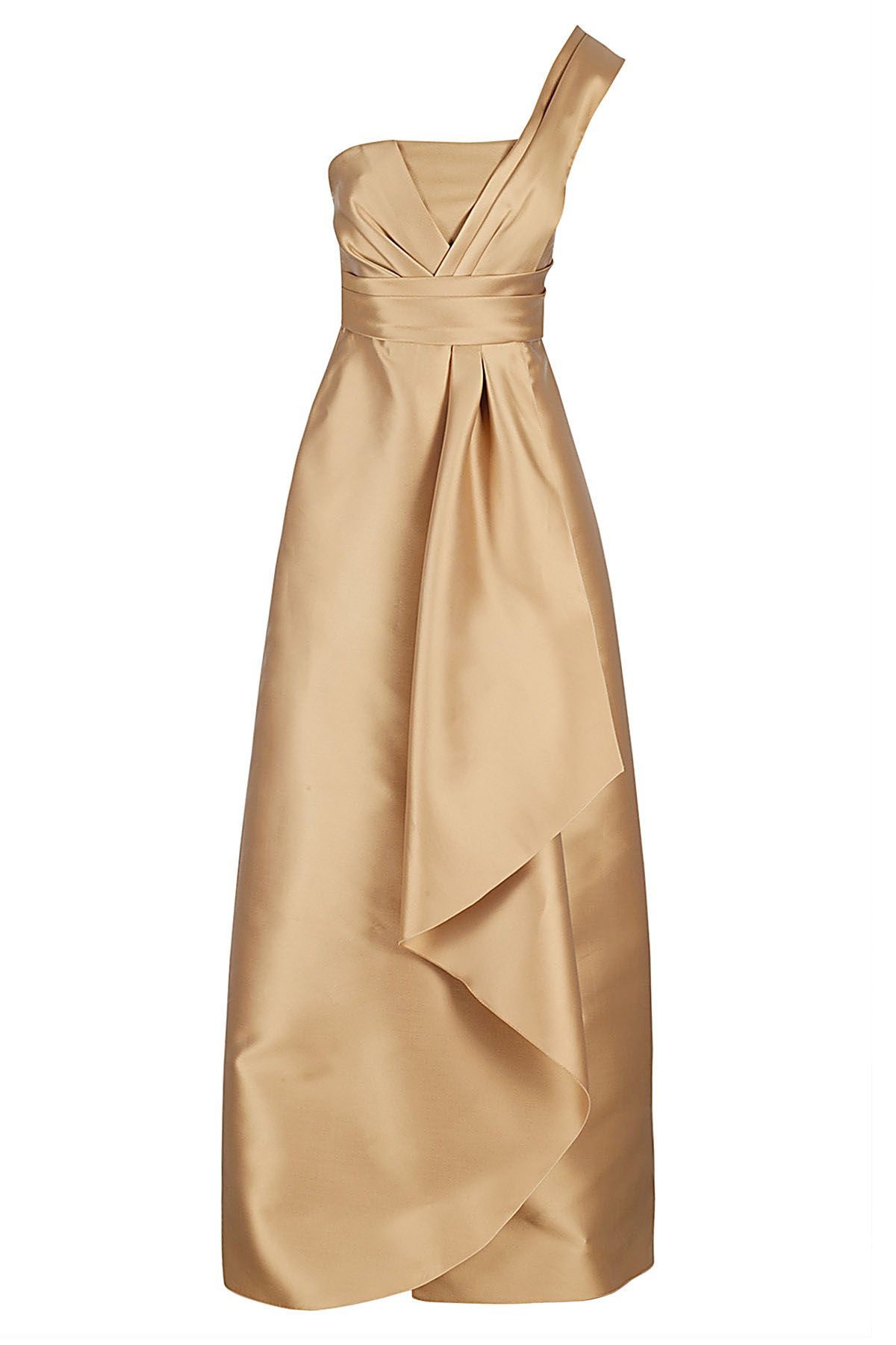 ALBERTA FERRETTI Abito Mikado Beige shopping online