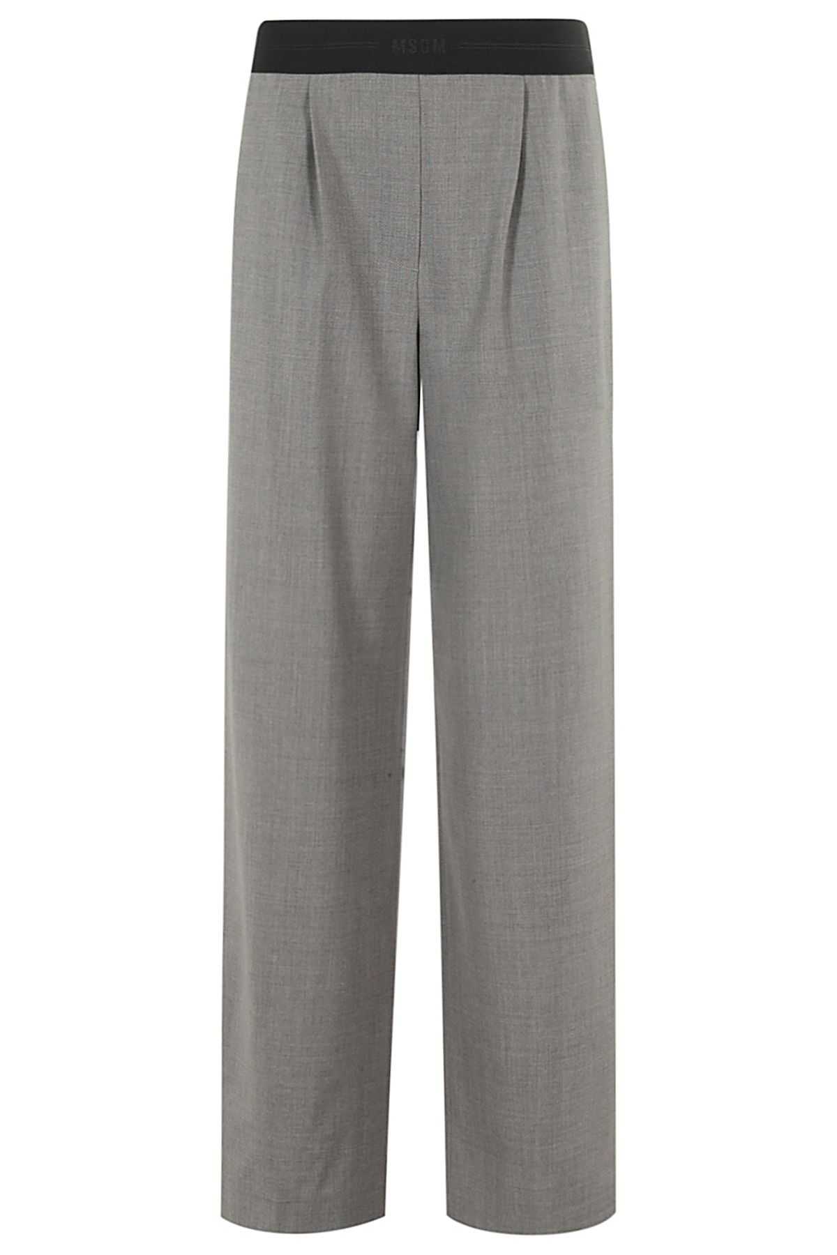 MSGM Pantalone Grigio Melange shopping online