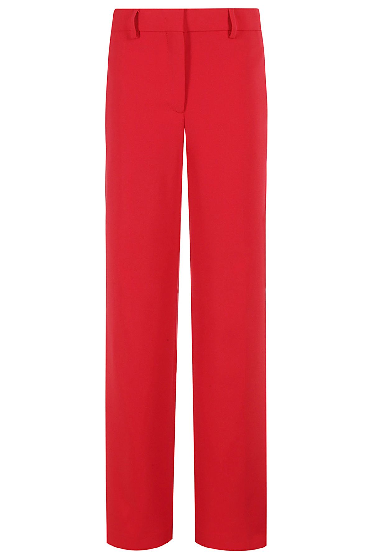 MSGM Pantalone Straight Rosso shopping online