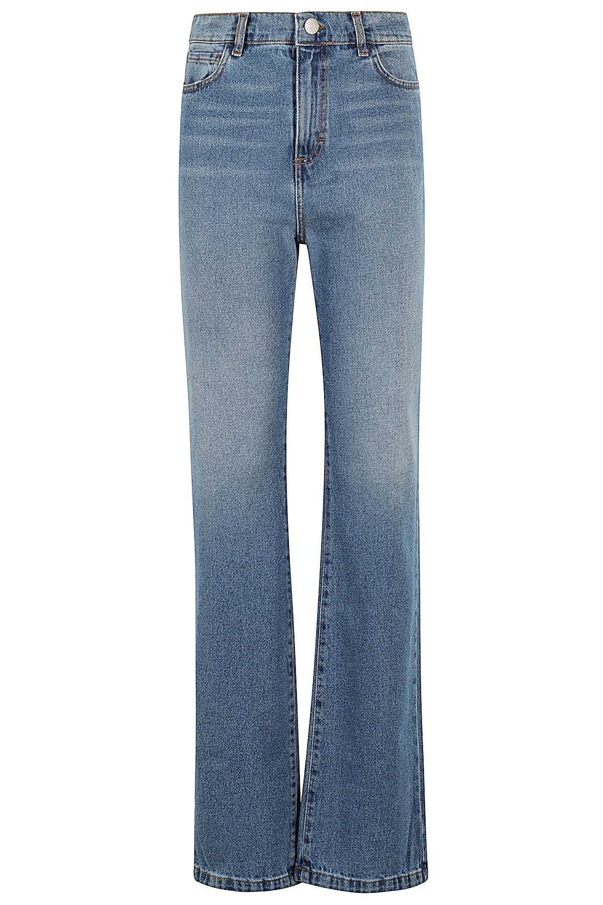 FEDERICA TOSI Jeans Straight Azzurro shopping online