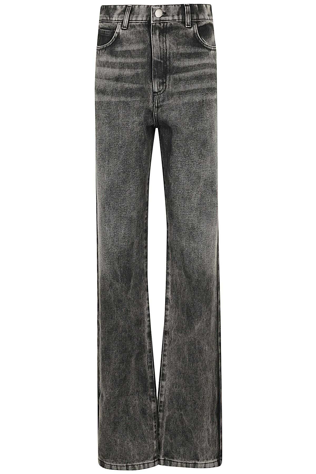 FEDERICA TOSI Jeans Straight Grigio shopping online