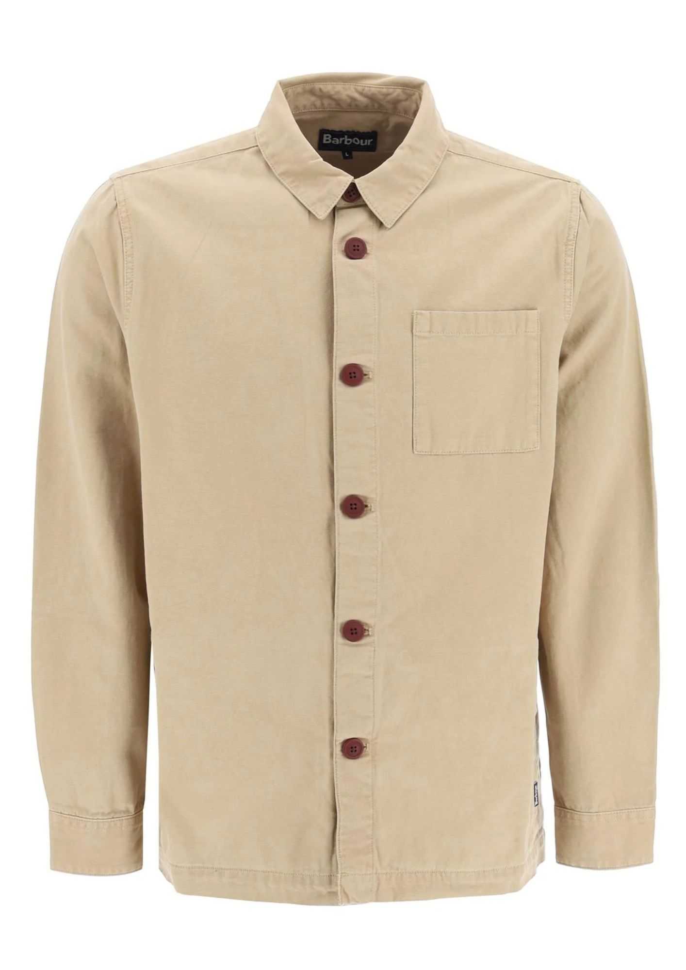 BARBOUR Camicia Washed Sabbia shopping online