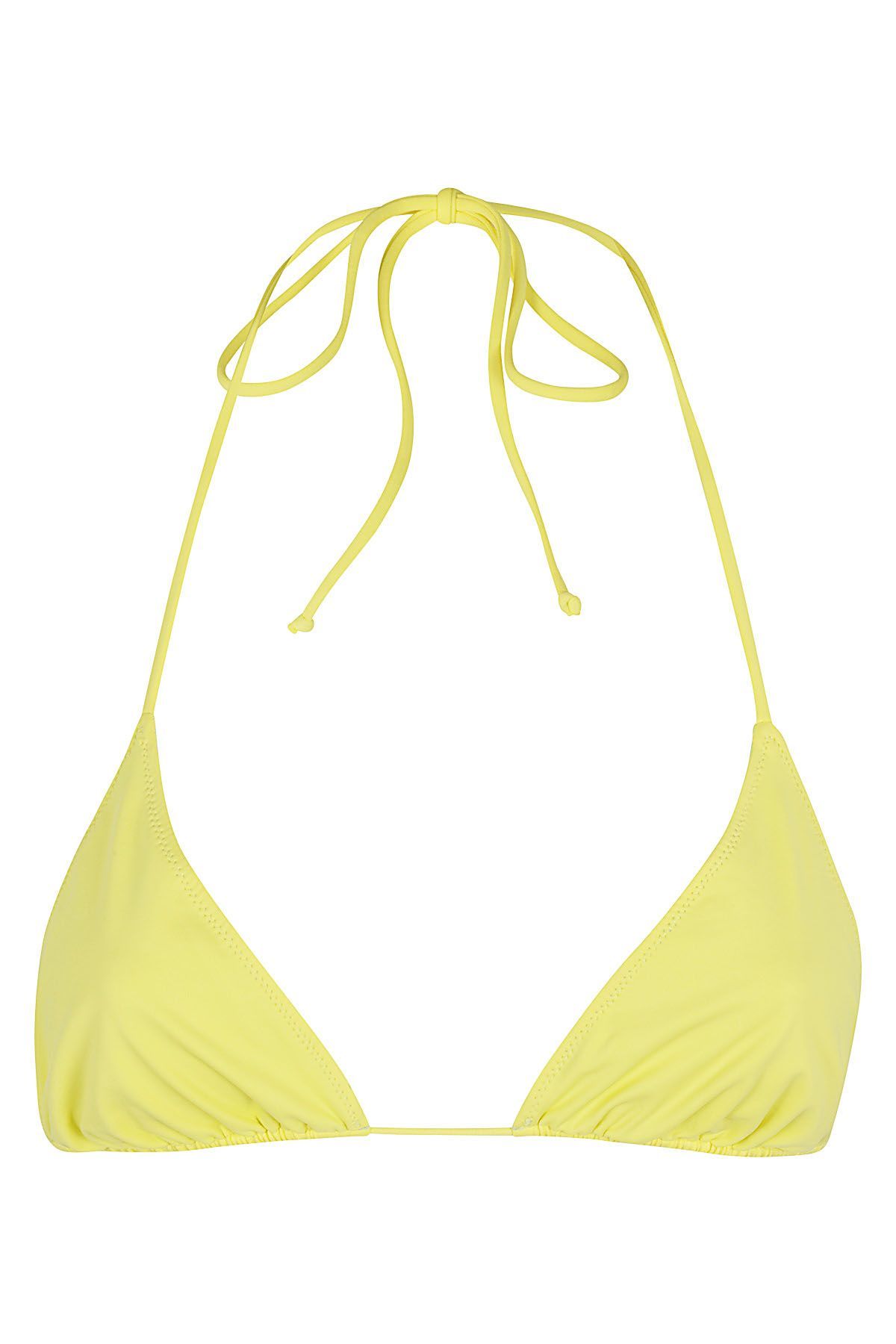 MC2 SAINT BARTH Bikini Top Double Giallo e Azzurro shopping online