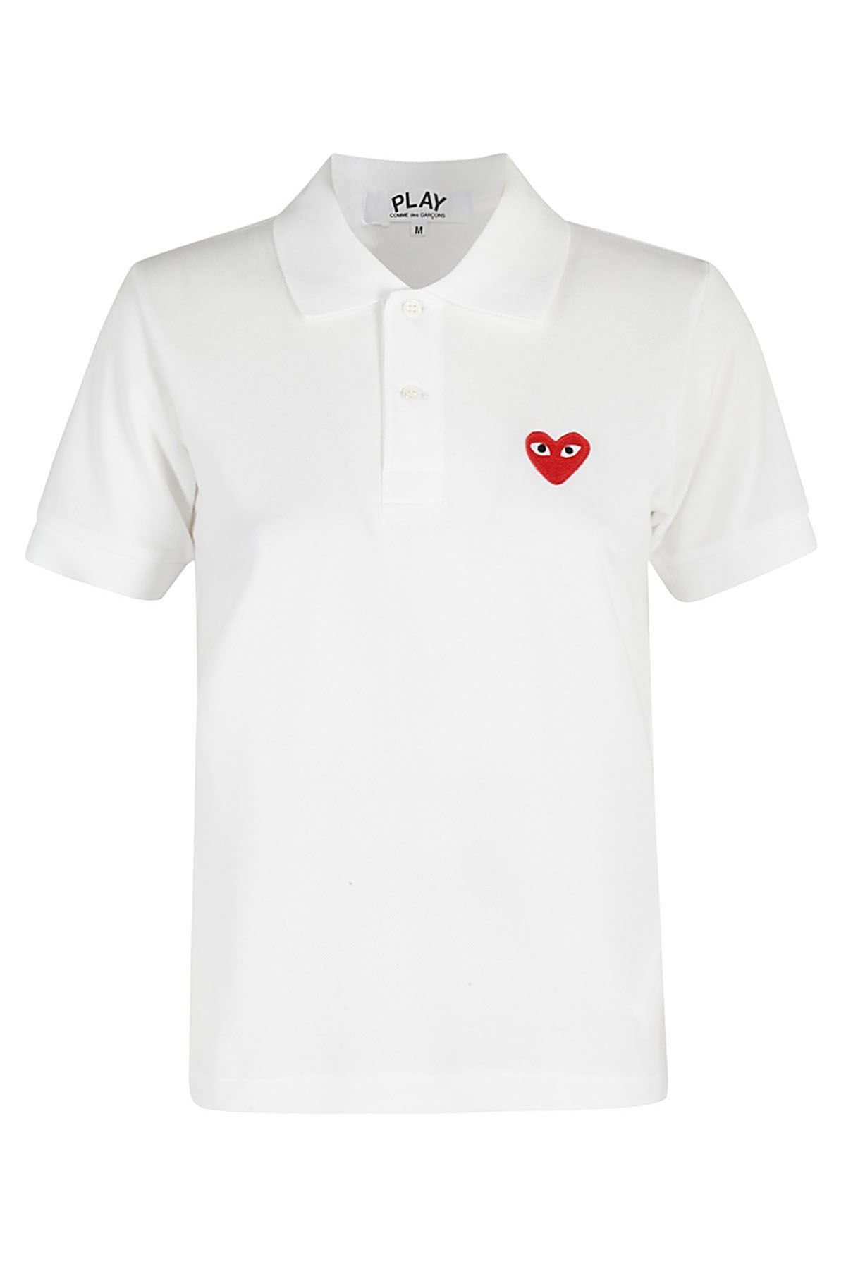 COMME DES GARCONS PLAY Polo Bianca shopping online