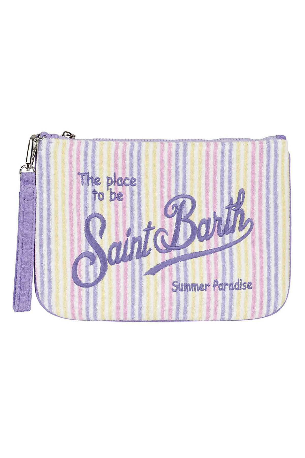 MC2 SAINT BARTH Pochette Sponge Viola shopping online