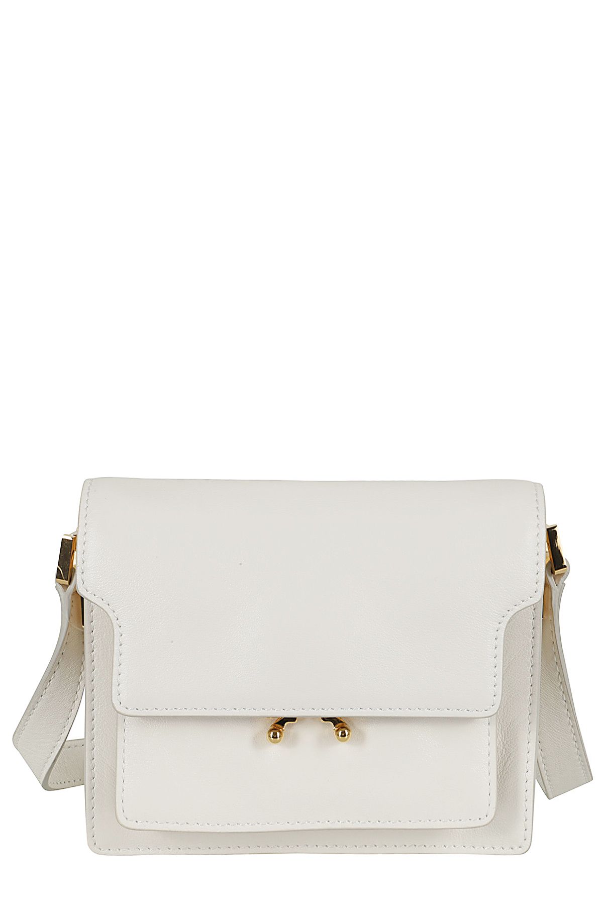 MARNI Borsa Trunk Soft Mini Bianca shopping online