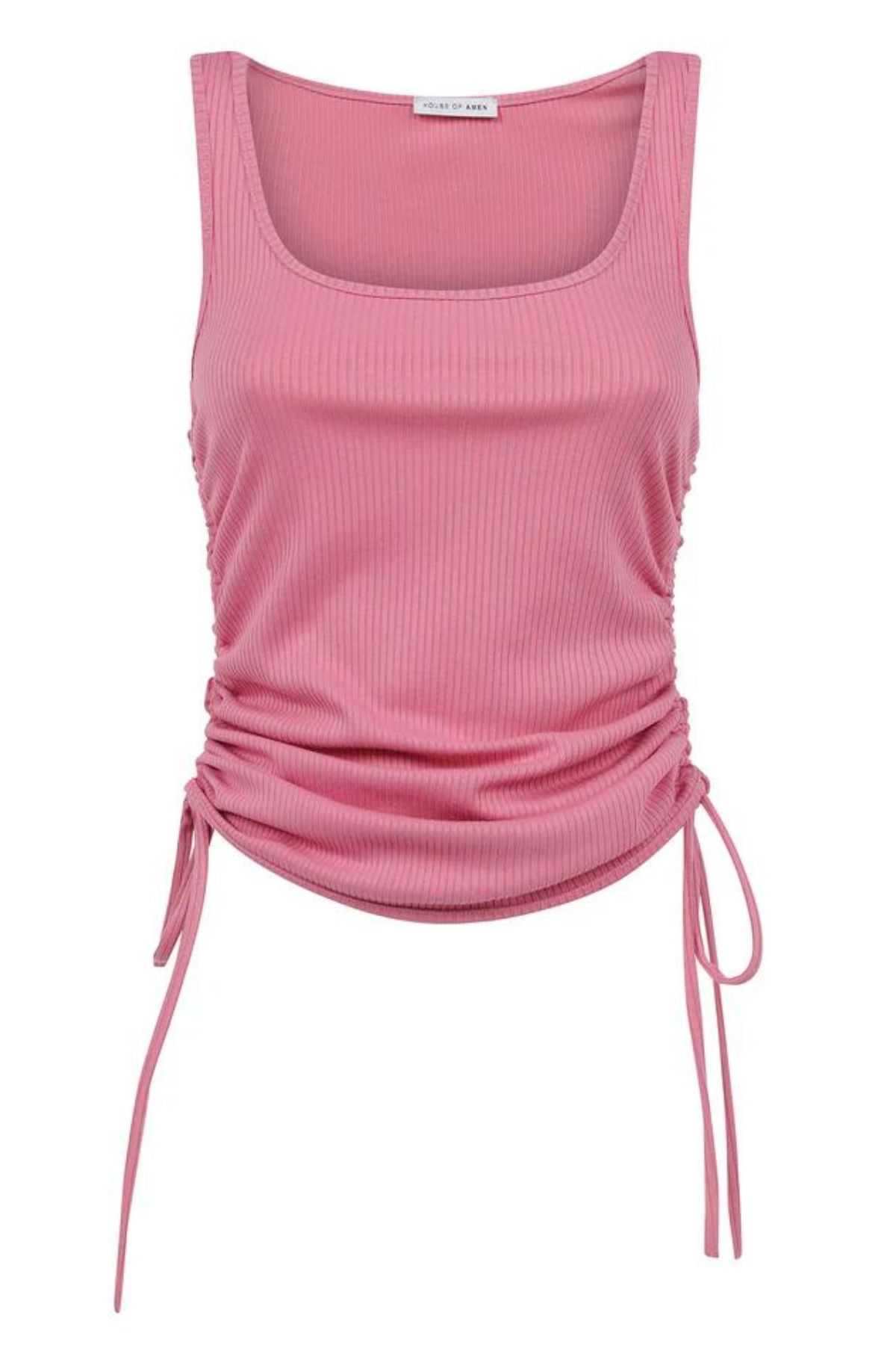 AMEN Top Tank Rib Rosa shopping online