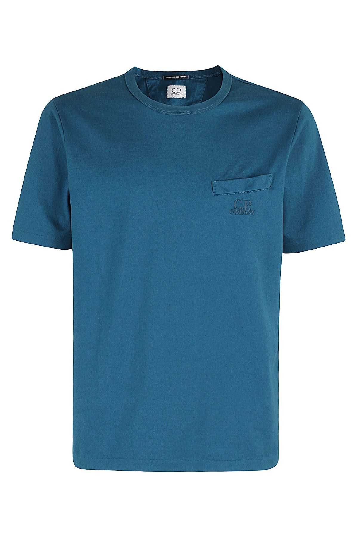 CP COMPANY T-shirt Twisted Pocket Blu shopping online