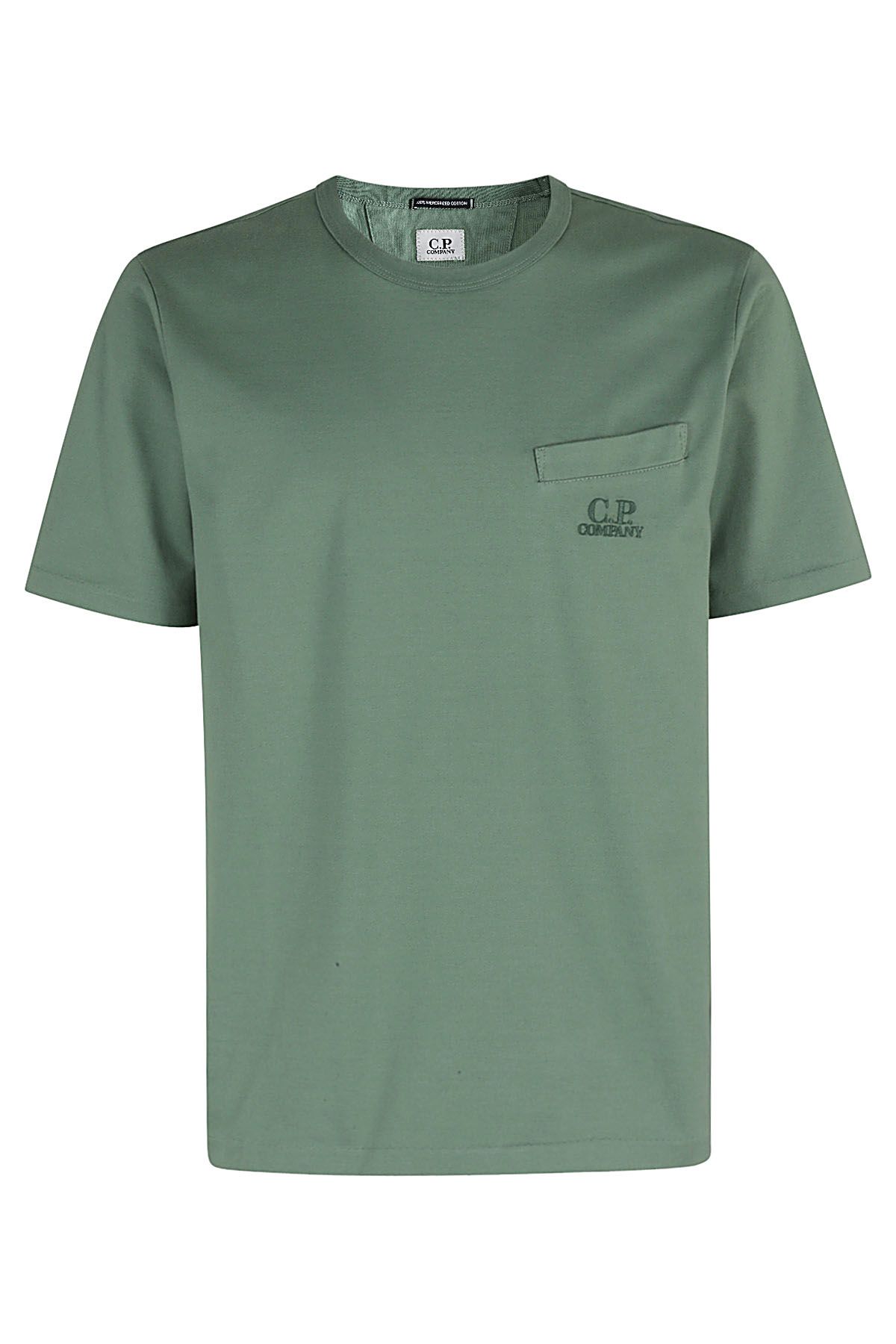 CP COMPANY T-shirt Twisted Pocket Verde shopping online