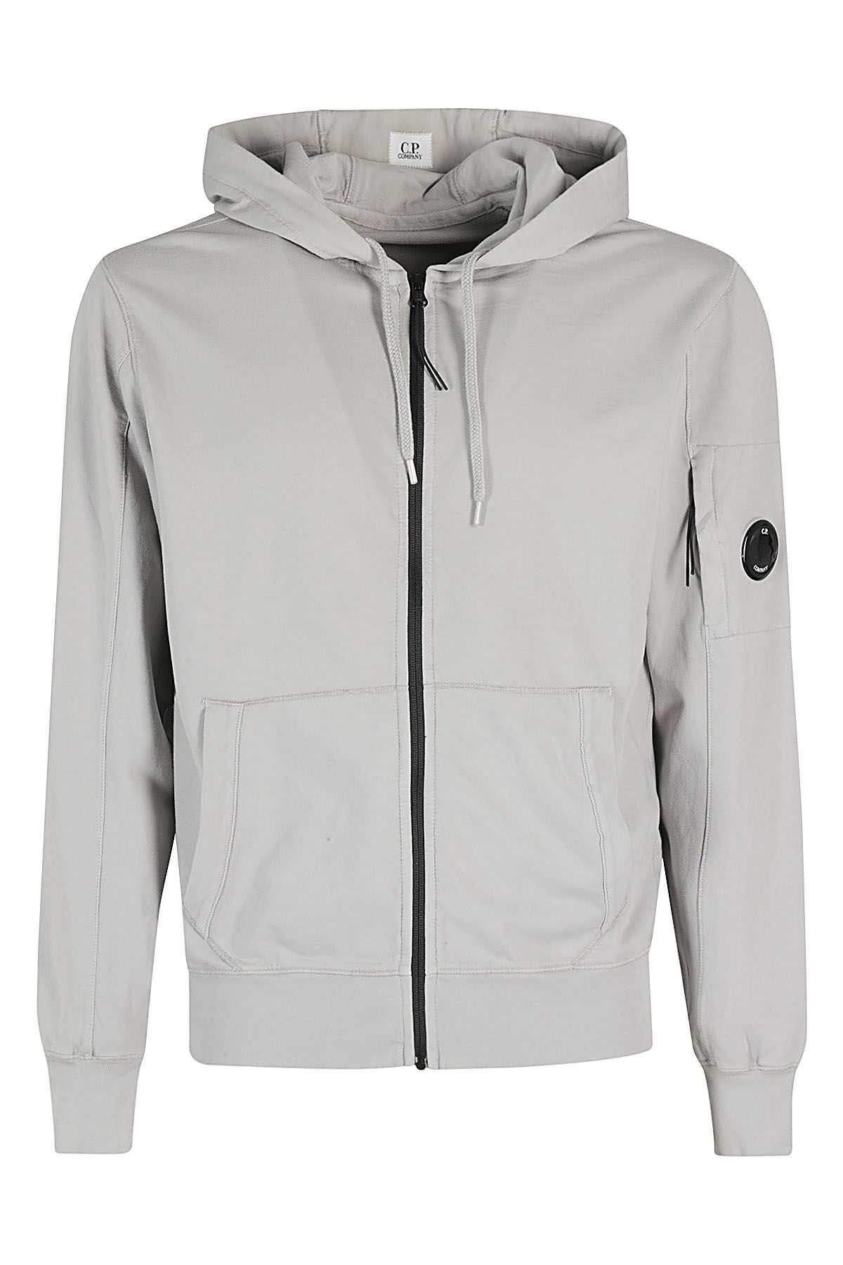 CP COMPANY Felpa Zipped Hoodie Grigio shopping online