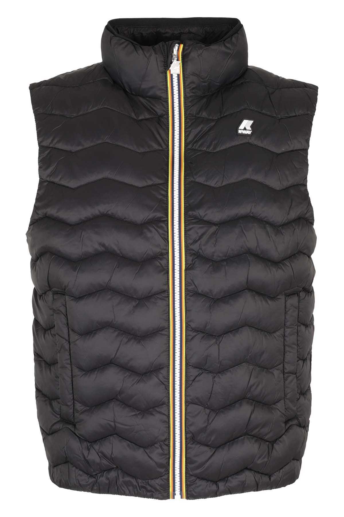 K-WAY Giubbotto Gilet Valen Nero shopping online