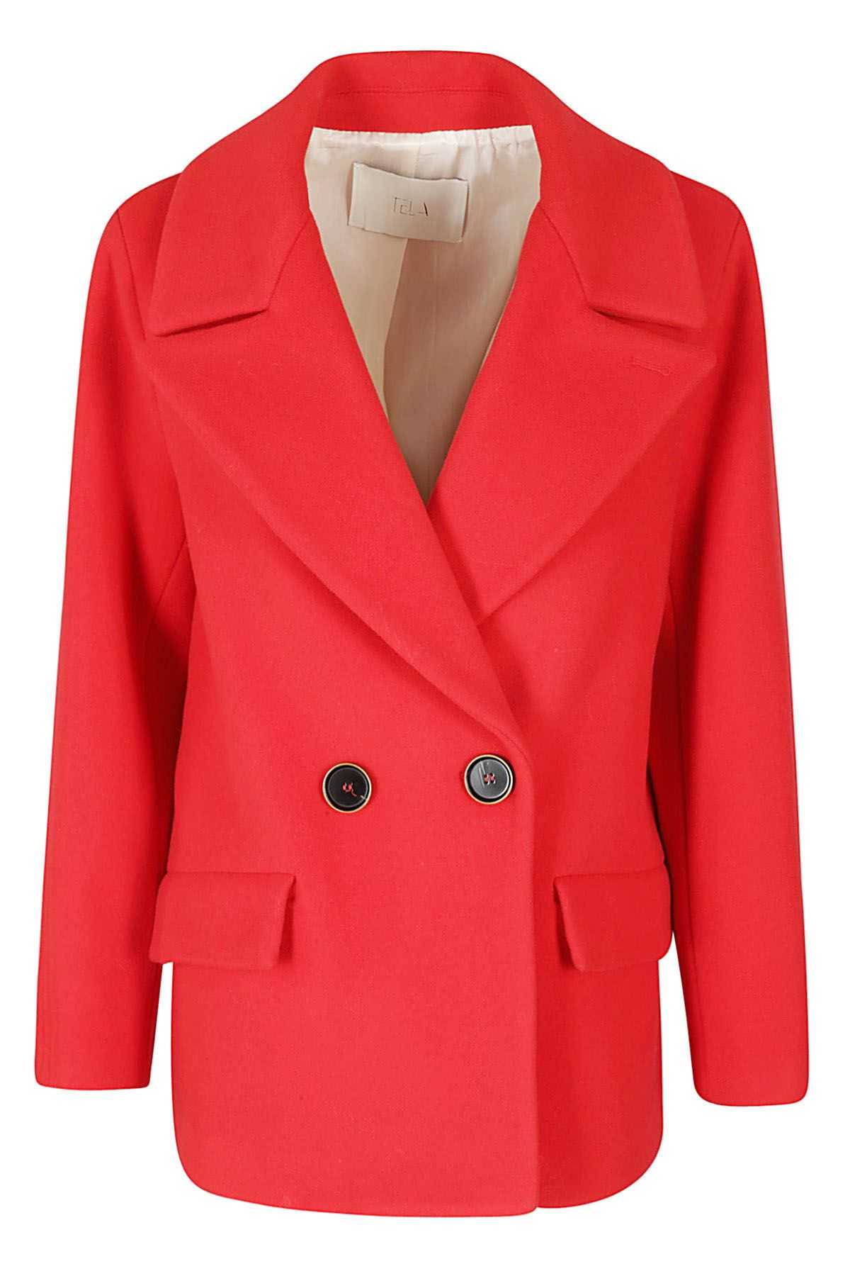 TELA Cappotto Radicchio Rosso shopping online