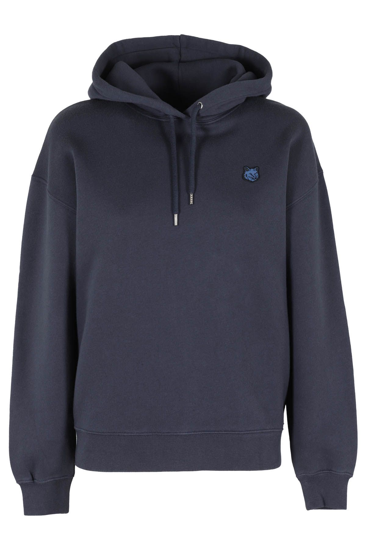 MAISON KITSUNE` Felpa Fox Patch Blu shopping online