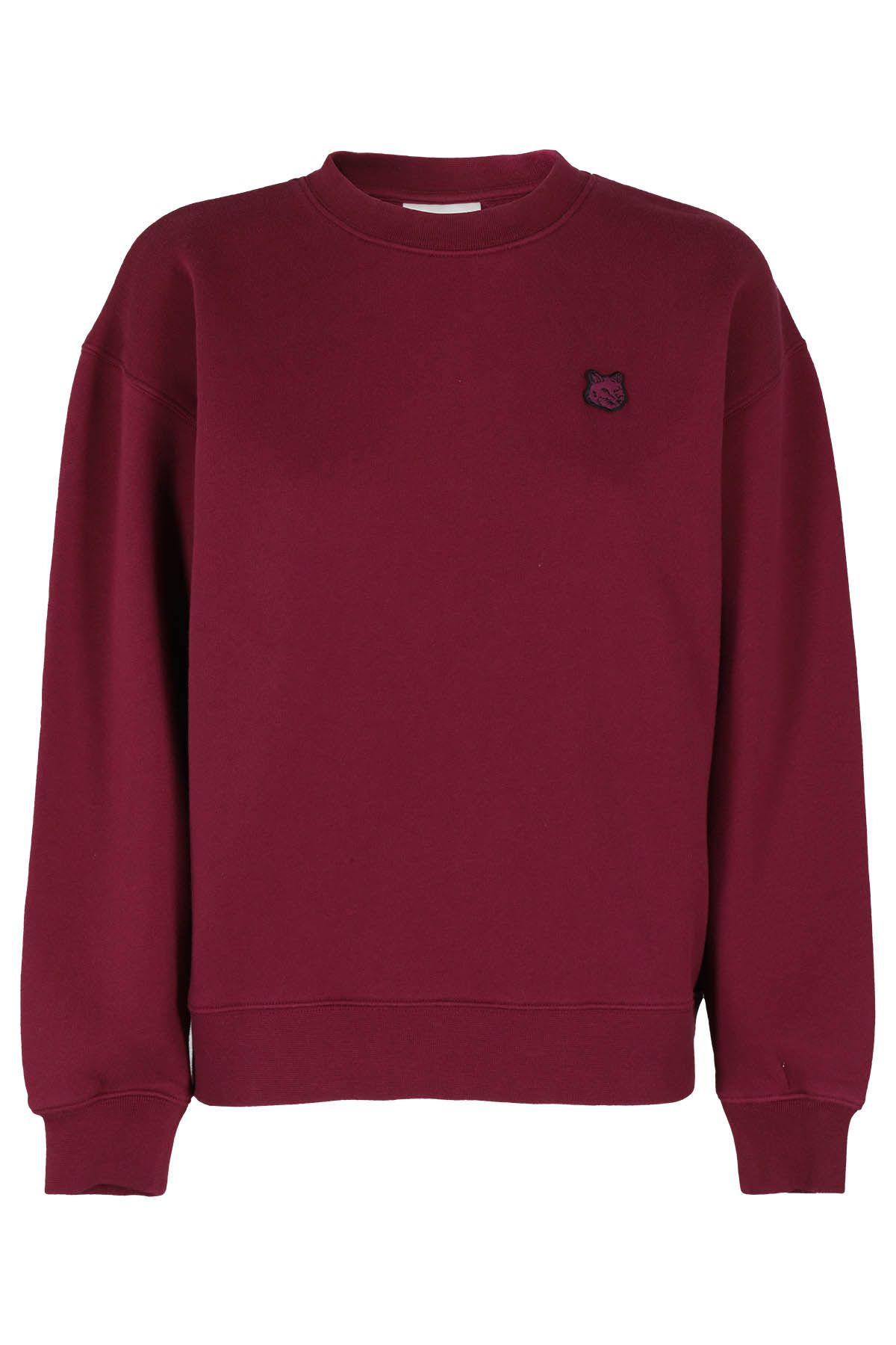 MAISON KITSUNE` Felpa Fox Comfort Bourdeaux shopping online