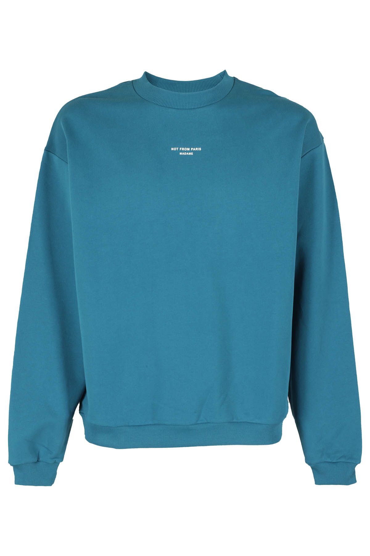 DROLE DE MONSIEUR FELPA LE SWEATSHIRT CLASSIQUE BLU shopping online