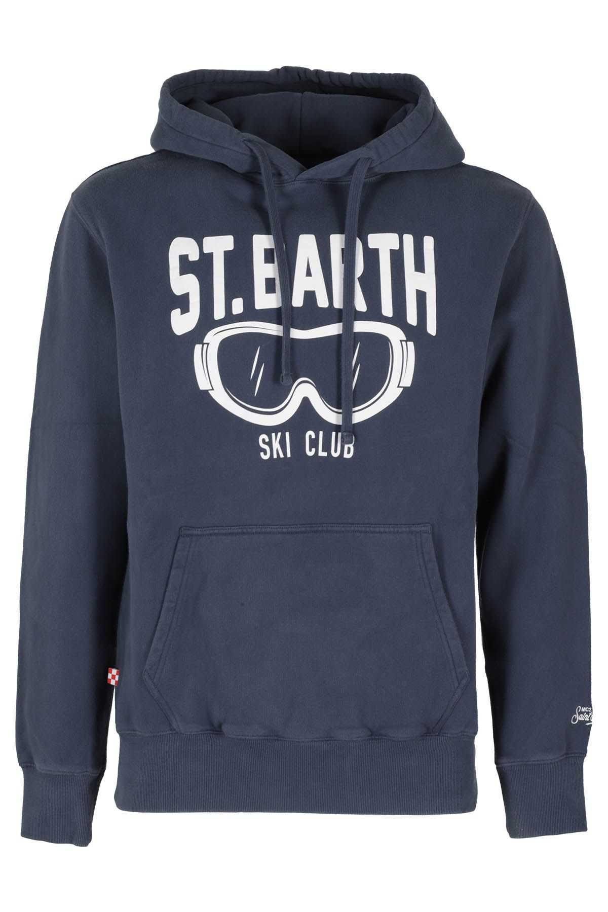 MC2 SAINT BARTH FELPA HOODIE BLU shopping online