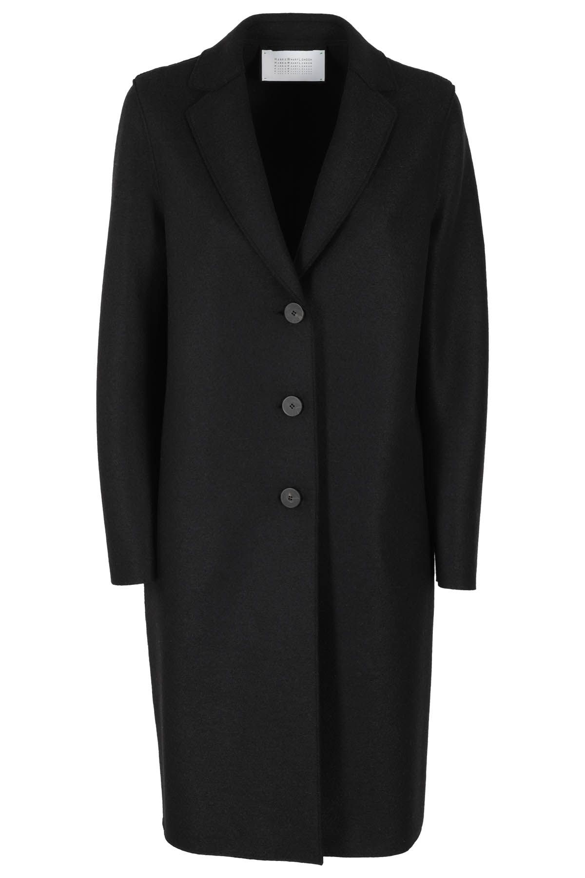 HARRIS WHARF LONDON Cappotto Over Lungo Nero shopping online