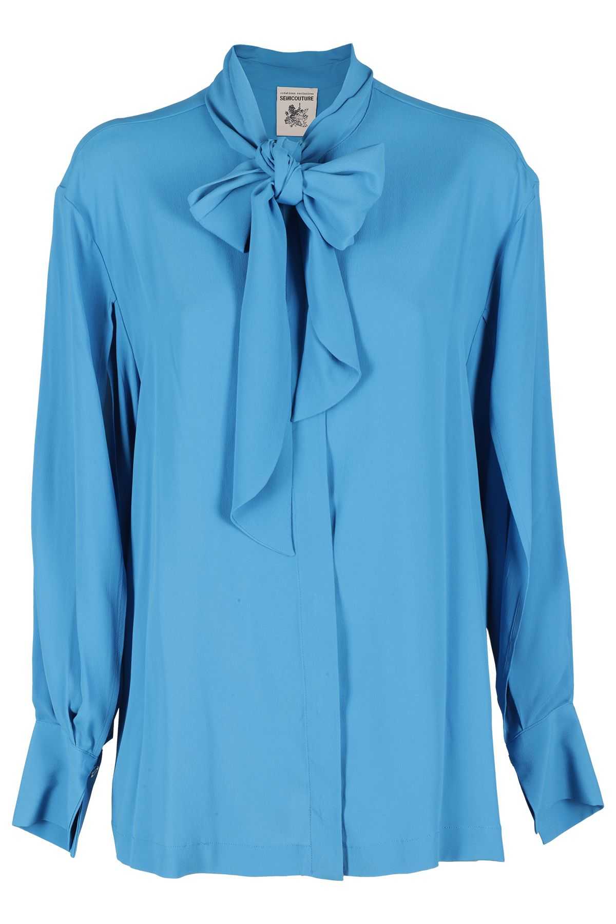 SEMI COUTURE Camicia Ina Blu Reale shopping online